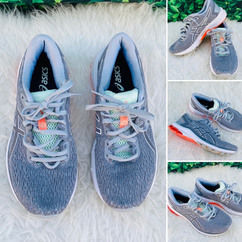 Asics gray casual tennis shoes 9
